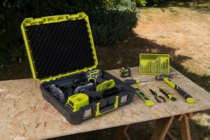 RYOBI Set alata u koferu (aku. bušilica plus ručni alat i pribor) - RDD18-2C20TAH - Slika 6