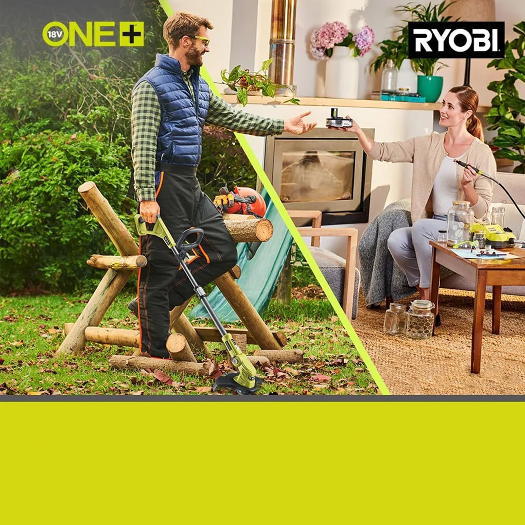 RYOBI Aku. trimer 18V ONE+™ sa baterijom (2.0 Ah) i punjačem - RLT183220S - Slika 4