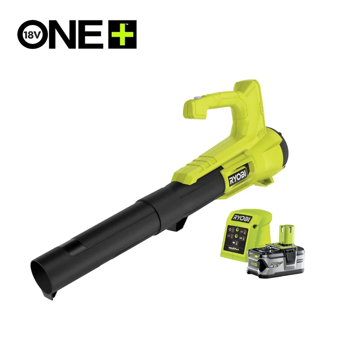 RYOBI Aku. duvač lišća u setu sa punjačem i baterijom 4Ah (18V ONE+™) - RY18BLA-140