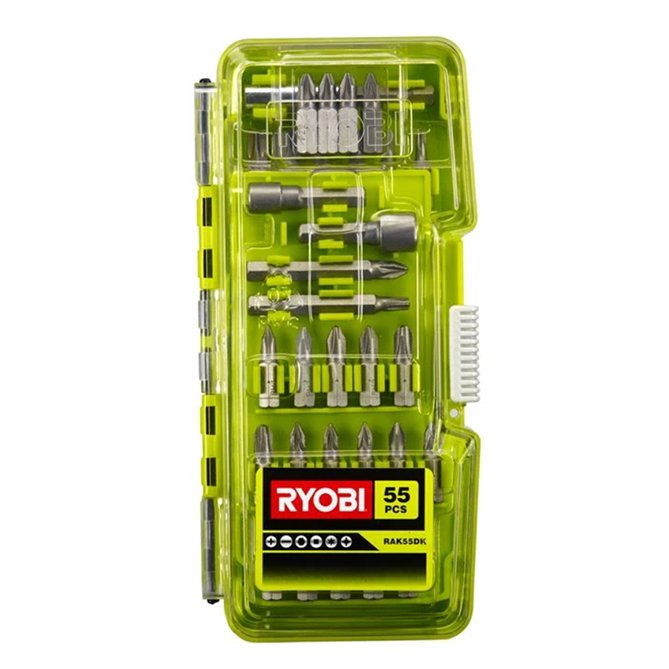 RYOBI Set bitova (55 komada) - RAK55DK