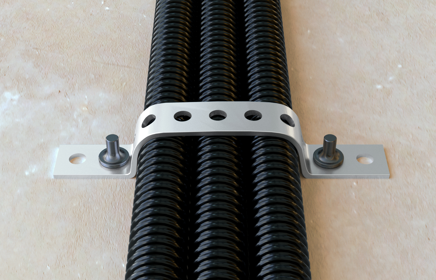 FISCHER traka perforirana, obloga PVC LBK 19 79554 - Slika 2