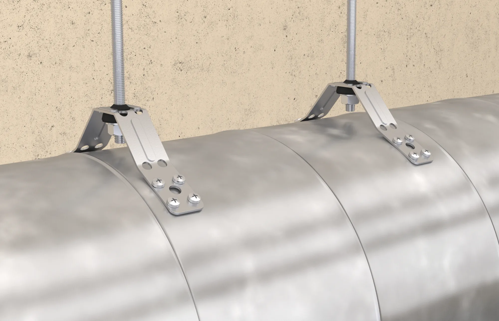Fischer LRBN Nosač za kružne ventilacione kanale (50 kom) - 77613 - Slika 2