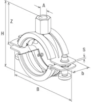 Fischer FRS 63-67 M8/10 Dvodelna šelna sa gumom (50 kom) - 91488 - Slika 4