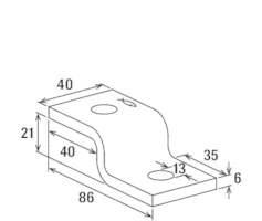 Fischer FZF 21 Ugaoni element za montažu (25 kom) - 504375 - Slika 3