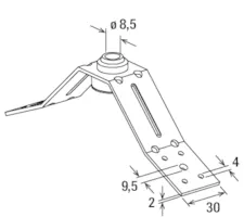 Fischer LRB Nosač za spiralne klima kanale (50 kom) - 24675 - Slika 3