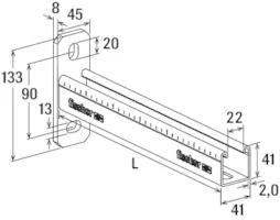 Fischer FCA 41/2,0-1000 Konzolni nosač - 559919 - Slika 4