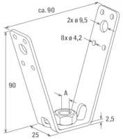 Fischer TZ M10 Nosač za trapezni lim za krov (25 kom) - 64095 - Slika 4