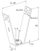 Fischer TZA M10 Nosač za trapezni lim (50 kom) - 524047 - Slika 4