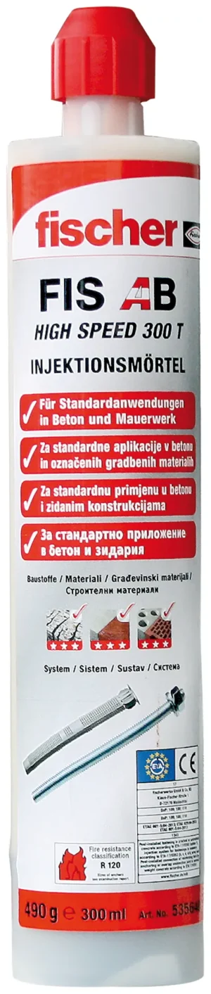 Fischer FIS AB HIGH SPEED 300 T hemija za ankerisanje - 535648