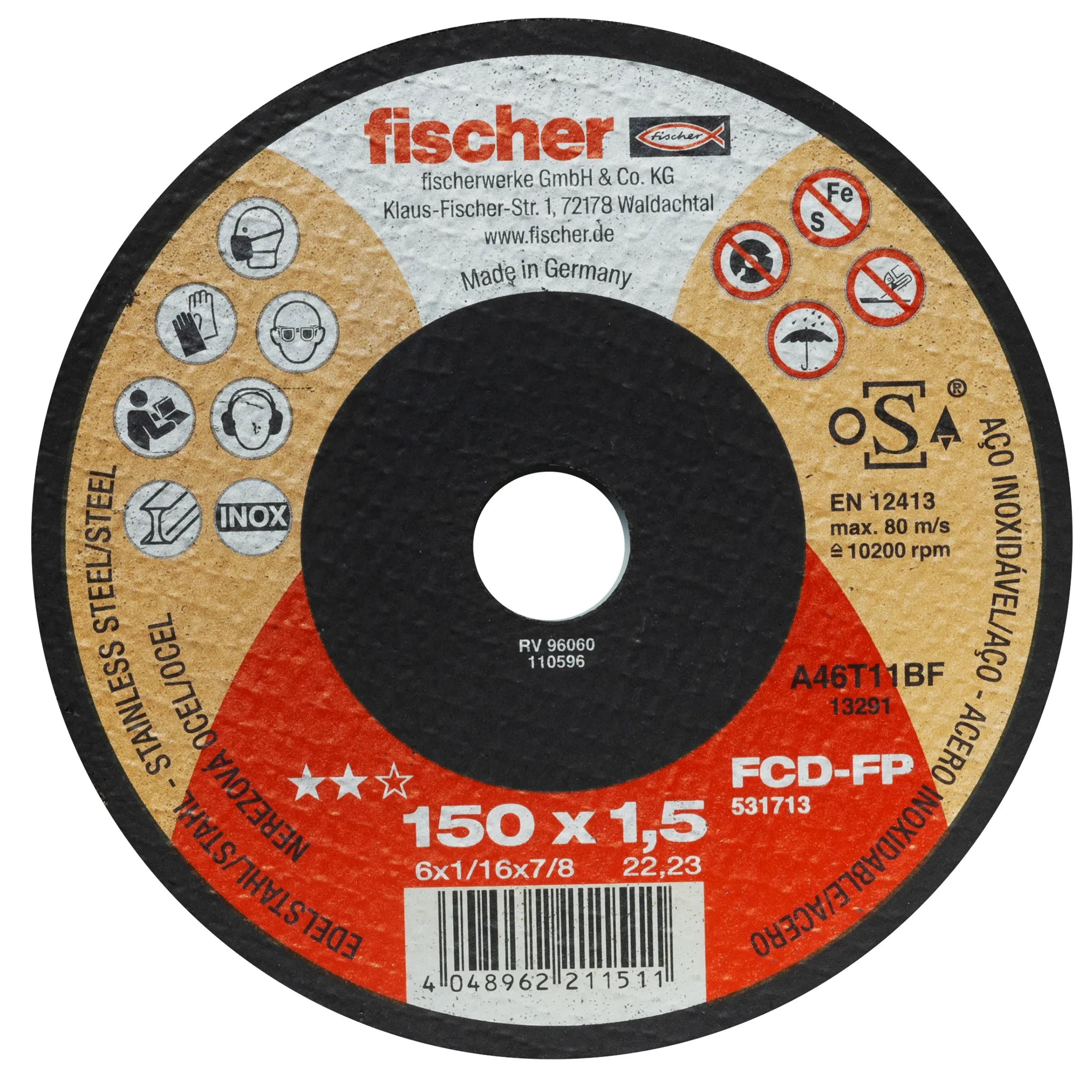 Fischer rezne ploče FCD-FP 150X1