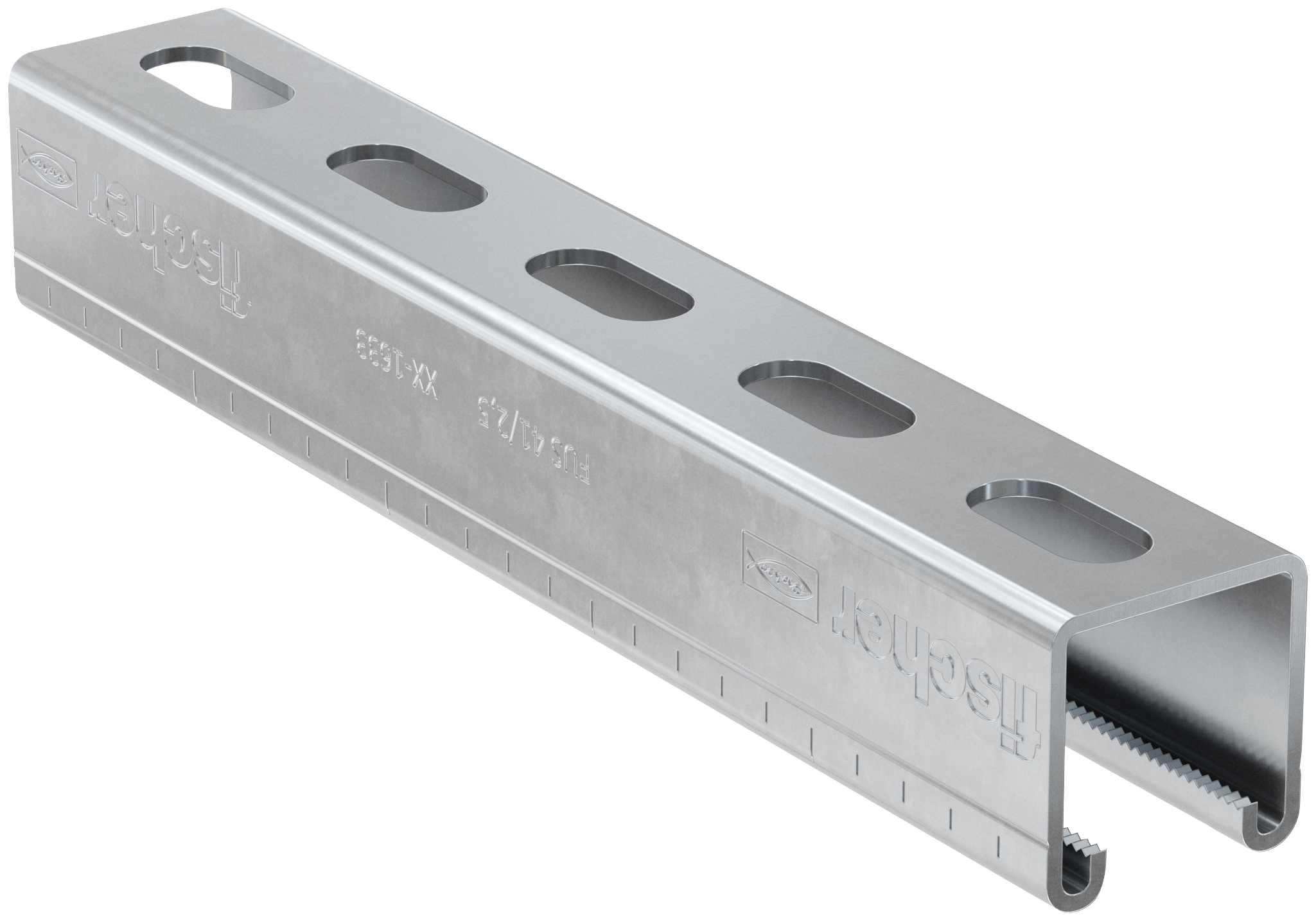 FISCHER montažni profil 41x41 mm FUS 41/41/2,5 S - 6M 77537