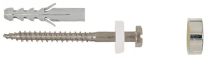 Fischer WCN 2 CHROM set za fiksiranje WC šolje - 60562