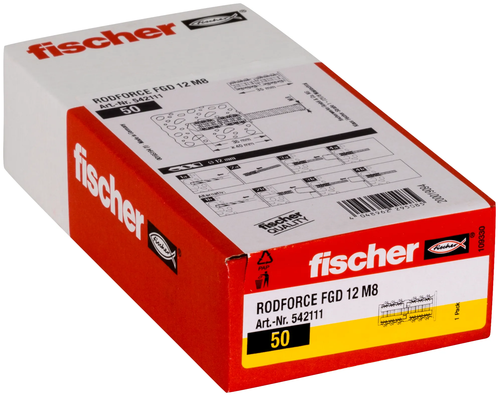 Fischer RodForce FGD 12 M8 Plastični tipl sa navojem (50 kom) - 542111 - Slika 2
