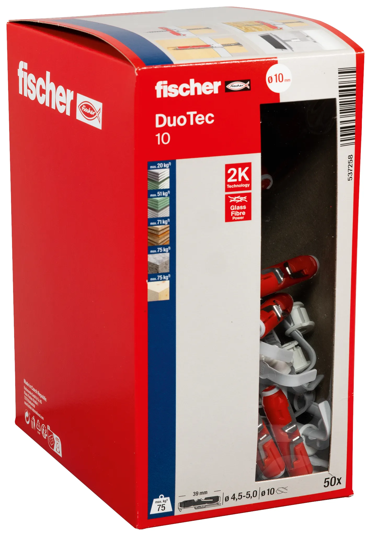 Fischer DuoTec 10 Tipl za gips (50 kom) - 537258 - Slika 2