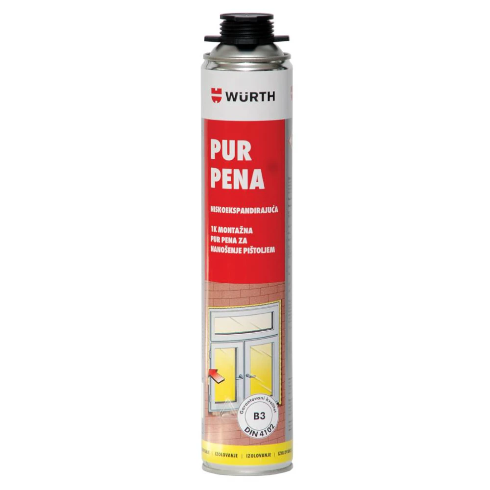 Wurth Pur pena pištoljska niskoekspandirajuća 750ml 0892152101