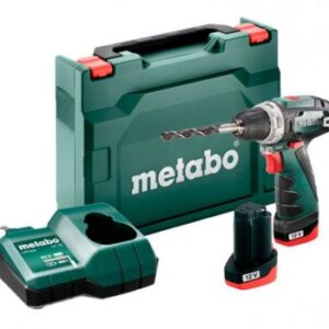 Metabo Akumulatorska bušilica - odvrtač PowerMaxx BS Basic 12V 2x2,0 Ah + kofer 600984500