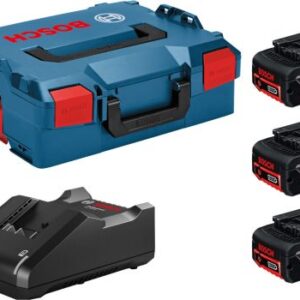 Bosch Profesionalni set: 3 x akumulatora GBA 18V 5.0Ah + GAL 18V-40 u L-BOXX 136 0615990L3T