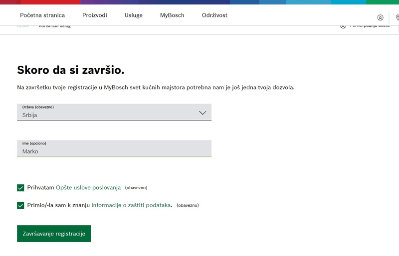 Bosch garancija i produžena garancija