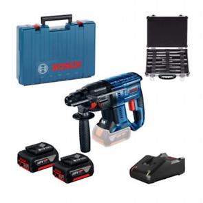 Bosch Aku elektro-pneumatski čekić/bušilica GBH 180-LI + 2x4.0 Ah + 11-delni SDS plus set 0615990M33