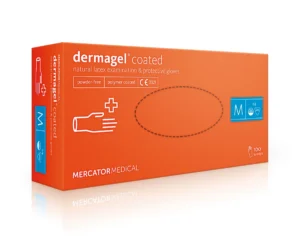 Mercator medical Rukavice jednokratne Latex DERMAGEL COATED RD100060L