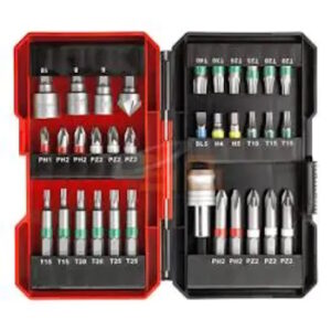 Einhell 34-delni set adaptera i bitova 1/4" S-Box 49108801