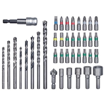Einhell 39-todelni set burgija adaptera i bitova Hex burgije za metal i drvo L-Box 49108956