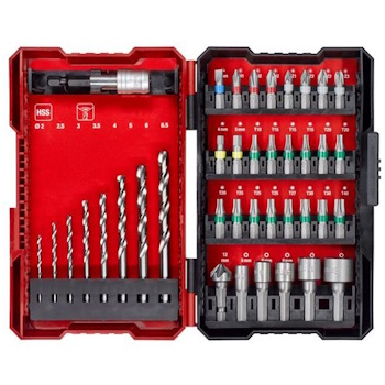 Einhell 39-todelni set burgija adaptera i bitova Hex burgije za metal L-Box 49108911