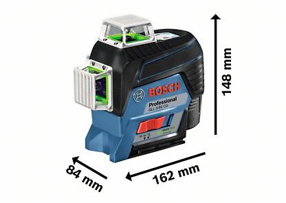 Bosch Laser za ukrštene linije GLL 3-80 CG Professional Solo bez baterije i punjača 0601063T03 - Slika 2