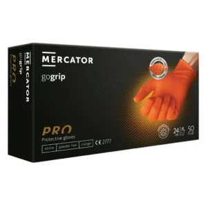 Mercator medical Jednokratne rukavice MERCATOR GOGRIP PRO narandžaste bez pudera RP3006100L