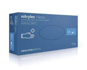 Mercator medical Rukavice jednokratne Nitril NITRYLEX CLASSIC plave RD300190L