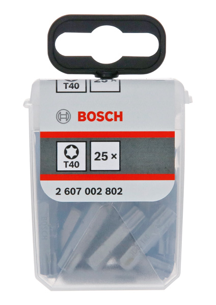 Bosch T40 25 mm Extra hard bitovi 25 komada 2607002802