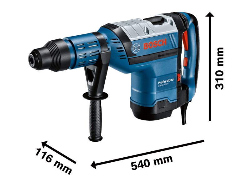 Bosch Elektro-pneumatski čekić za bušenje sa SDS max prihvatom GBH 8-45 DV Professional 0611265000