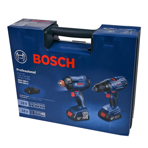 Bosch Akumulatorski set GDX 180-LI + GSR180 06019G5222