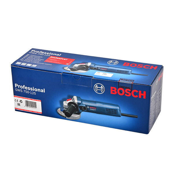 Bosch ugaona brusilica GWS 750-125 + dijamantski disk 060139400D