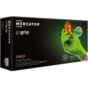 MERCATOR MEDICAL Jednokratne rukavice MERCATOR GOGRIP PRO zelene bez pudera RP3002900