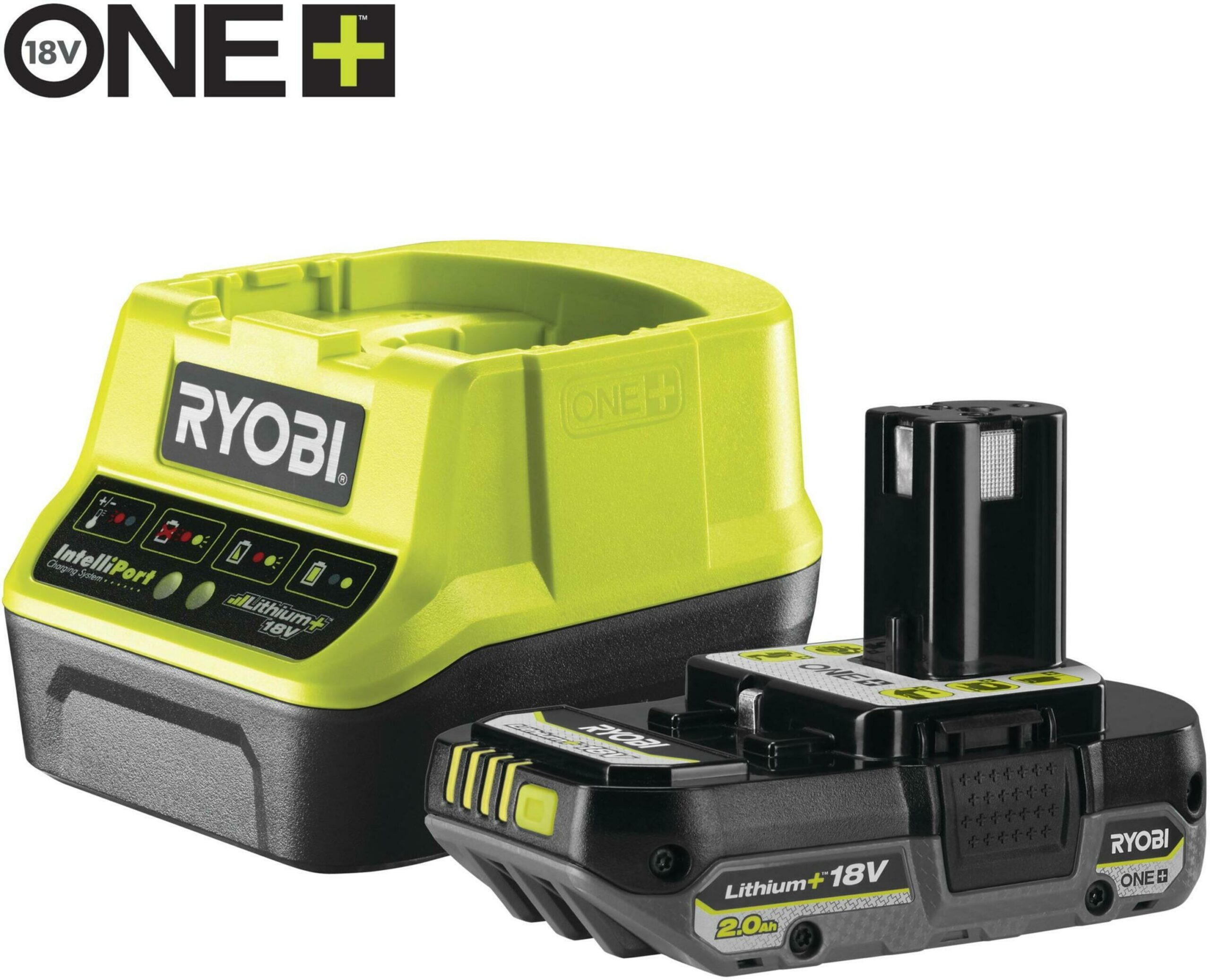 RYOBI Set - punjač baterija i baterija od 2.0Ah, 18V ONE+™ RC18120-120C - Slika 3