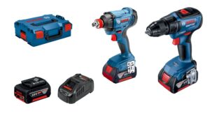 Bosch Set akumulatorskog alata GSR 18V-50 + GDX 180-LI 3x5,0 Ah u L-Boxx koferu 06019G5227