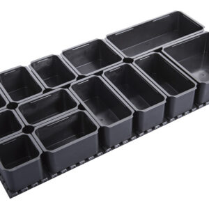 Unior SET.PB.990HPBMOD Set plastičnih kutija sa podlogom, 627395