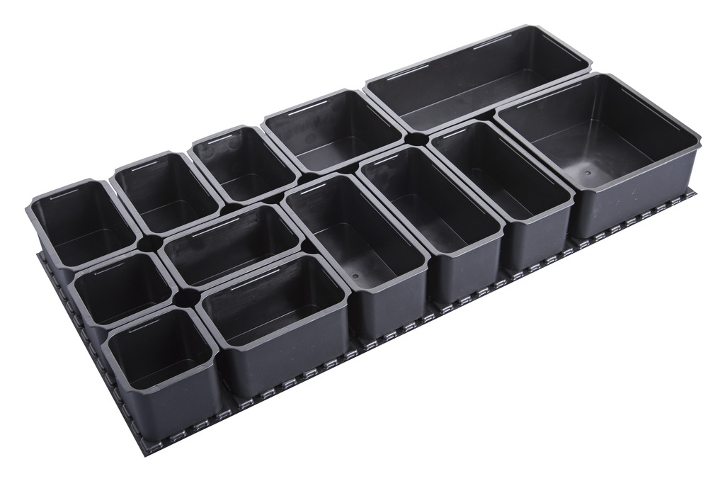 Unior SET.PB.990HPBMOD Set plastičnih kutija sa podlogom, 627395