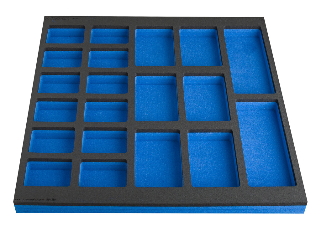 Unior VL990WD4 SOS uložak za alat za radne stolove, sa odeljcima, za širi orman za alat, 570 x 562, 625588